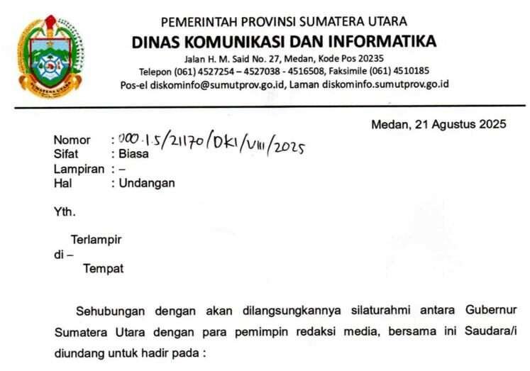 Silaturahmi atau Strategi? Bobby Nasution Undang Ratusan Pemred