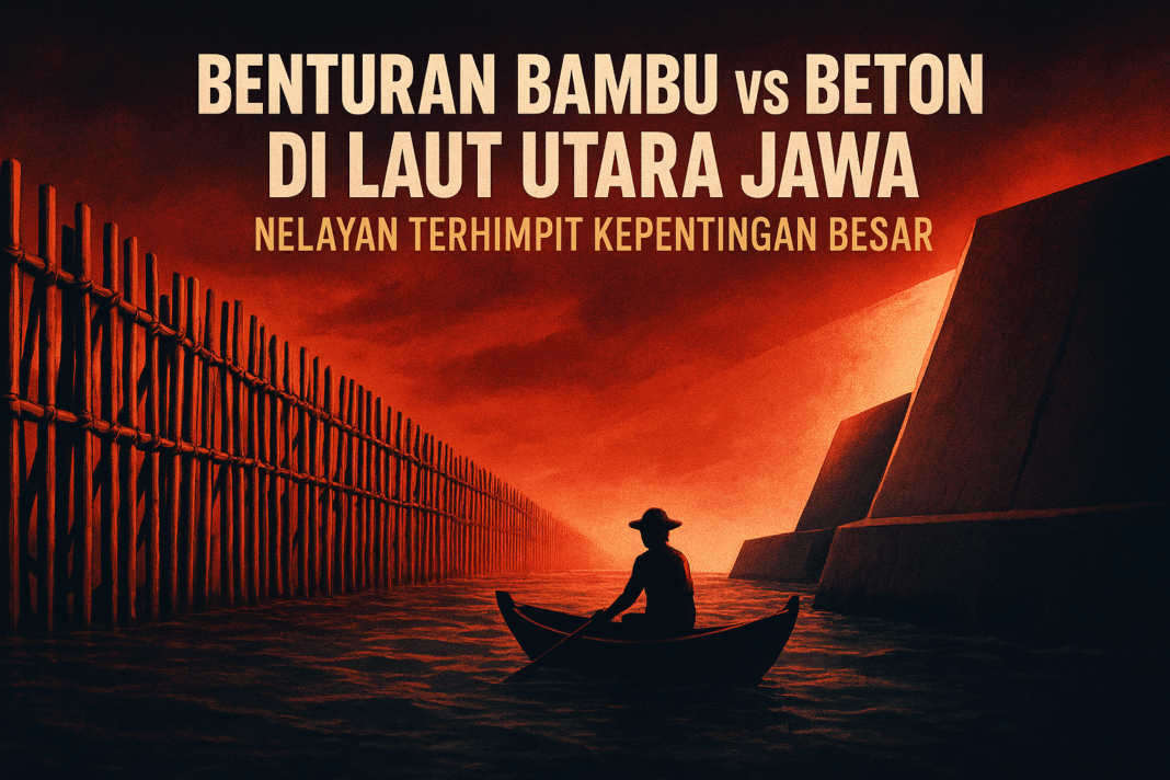Bambu vs Beton Petaka Nelayan yang Terjepit Antara Bambu dan Beton di Laut Utara Jawa