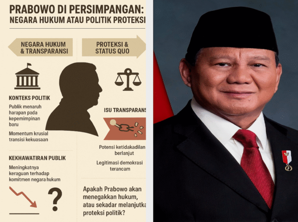 Prabowo Dituding Lindungi Jokowi : Ini Negara Hukum atau Politik Proteksi?