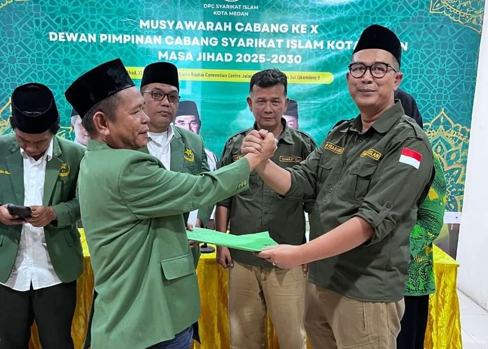 Adep Prabudi Resmi Pimpin Syarikat Islam Kota Medan Masa Bakti 2025–2030
