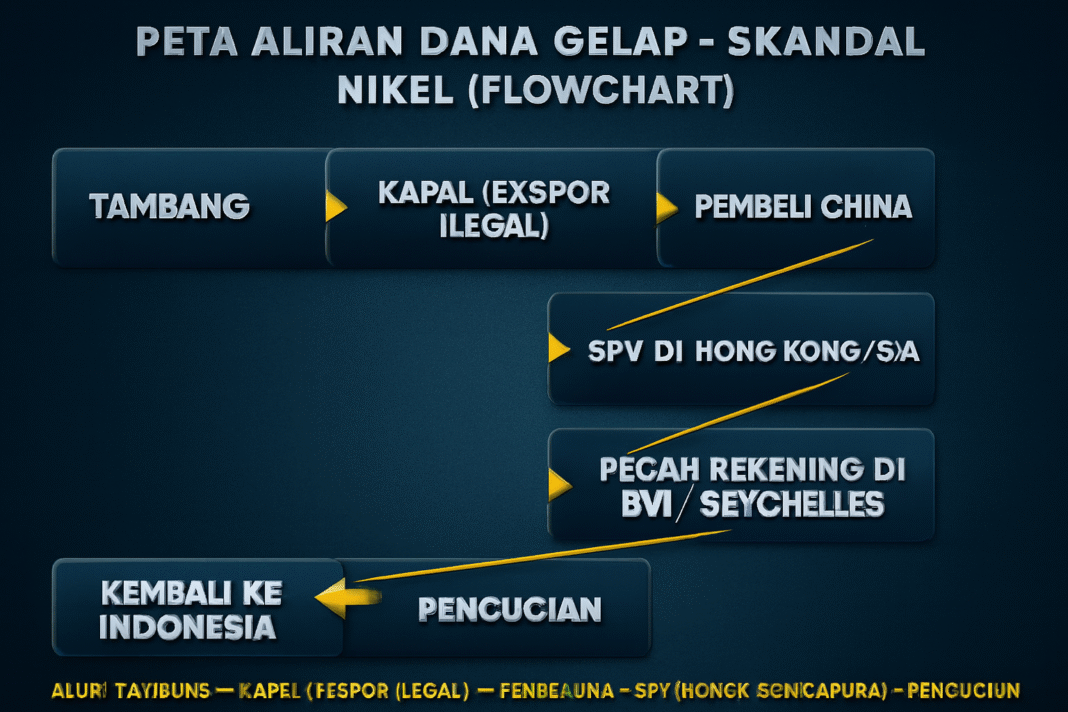 edit gambar yang diu Skandal Nikel Indonesia: Jejak Oligarki, Pejabat, dan Jaringan Gelap di Balik Ekspor Ilegal (2)