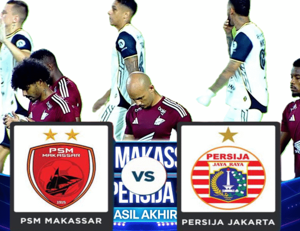 Persija Tumbang 0-2 di Makassar, Rekor Tak Terkalahkan Berakhir