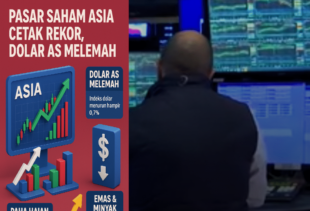 pasar asia Pasar Saham Asia Cetak Rekor, Dolar AS Tertekan