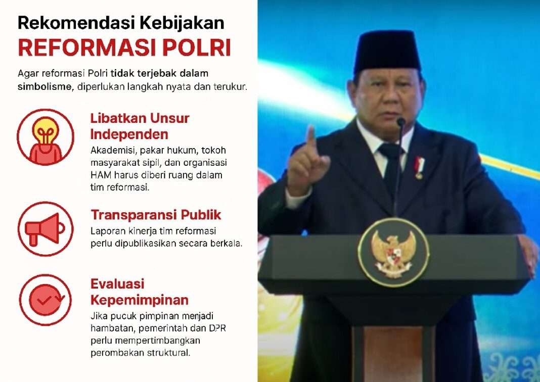 Reformasi Polri Tanpa Masyarakat Sipil: Upaya Serius atau Kamuflase?