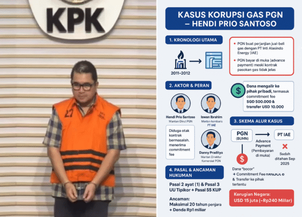 ChatGPT Image Oct 1, 2025, 09_03_10 PM KPK Tahan Mantan Dirut PGN Hendi Prio Santoso, Diduga Rugikan Negara Rp240 Miliar