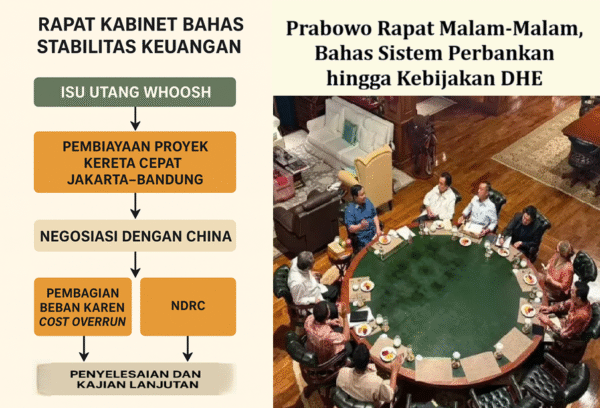 Prabowo Bahas Stabilitas Keuangan dan Evaluasi DHE, Isu Utang Whoosh Tak Masuk Agenda