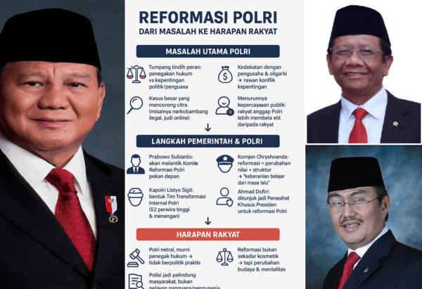 Prabowo Siapkan Komite Reformasi Kepolisian: Rakyat Ingin Polri Penegak Hukum, Bukan Polri Penguasa atau Pengusaha