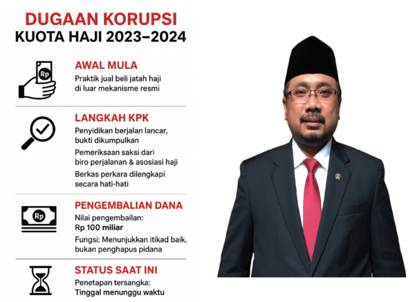 ChatGPT Image Oct 7, 2025, 07_06_45 AM Ketua KPK : Kasus Kuota Haji Tinggal Masalah Waktu, KPK Pastikan Penyidikan Berjalan Lancar