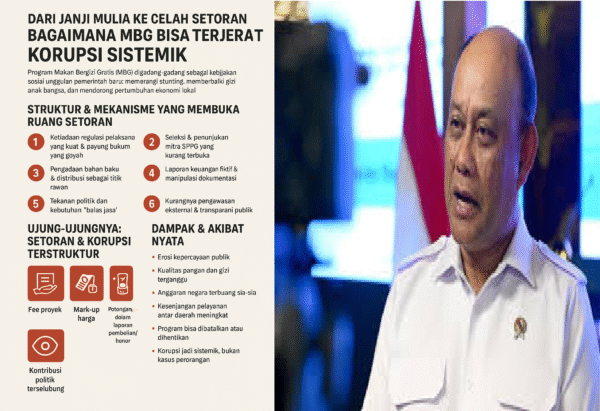 Dari Janji Mulia MBG ke Celah Setoran: Bagaimana MBG Bisa Terjerat Korupsi Sistemik
