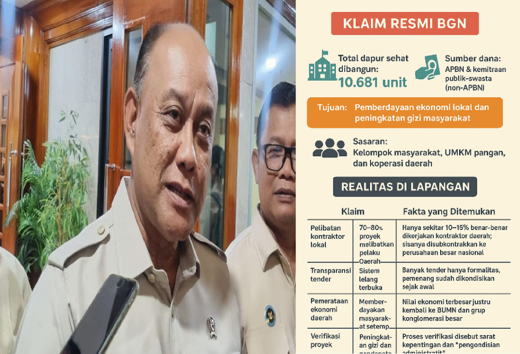 Tak Terkecuali BGN, Selama Pucuk Pimpinan Lembaga Mencari “Tambahan” dari Proyek, Dipastikan KKN Tetap Terjadi